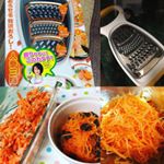 ののしの人参三昧、当選しましたー！！嬉しくて本当に人参三昧になりそうです♪ひとまず全種類を試したくて、2種の太さで大好きなラペとサラダを作り、おろしで人参入りの卵焼きを作ってみました☆フードプ&hellip;のInstagram画像