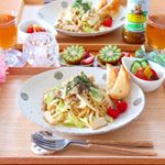 ....2019/03/23 Sat..こんにちは☀︎今日のお昼ごはんです◡̈⃝︎⋆︎*...《 #献立 ෆ̈ 》..✾たけのこと春キャベツの和&hellip;のInstagram画像