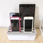 3/29 ☀︎RELAX STORAGE BOX をお試しさせていただきました☺︎︎ボックスの中にごちゃつくケーブルをかくせてスマホを充電しながら縦に立てられます！しかもたくさん!!スマホ&hellip;のInstagram画像