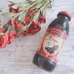 **有機アロニア100％果汁&hearts;︎*ポリフェノールがブルーベリーの5倍！と多く、活性酸素を消去する抗酸化力が高いそうです😘👏若さを保つ効果抜群！*砂糖、食品添加物、防腐剤&hellip;のInstagram画像