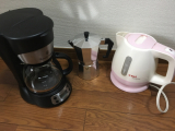 コーヒー作る時