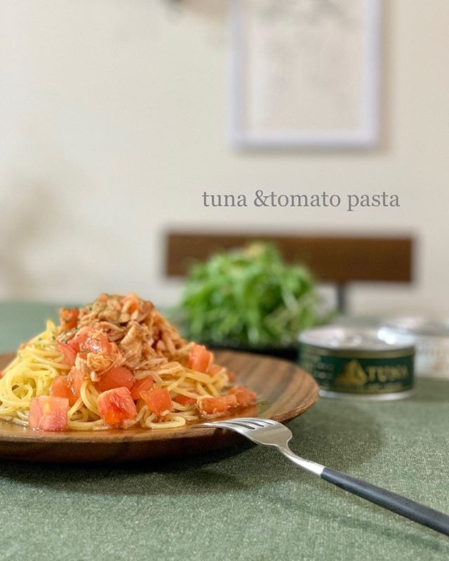 口コミ投稿：特別な高級ツナを使って作った、冷製パスタ🍝モンマルシェのオーシャンプリンセスホワ…