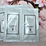 雑誌「ELLE」ブランドシリーズ『エルサロン　シャンプー＆トリートメント』を使ってみました❣️.輝くツヤとシルクのような手触りのシャンプーです💕.使うごとにキューティクルを整え&hellip;のInstagram画像