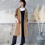 🌸🐎⏬トレンチコート..e-zakkamania stores さんの春のトレンチコート🌸シンプルなデザインだから仕事用にもプライベートにも使いやすい☺️！..&hellip;のInstagram画像