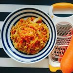 #ののじ さんの新商品#人参三昧 で料理作ってみた🍳#簡単レシピ (誤字脱字等、post不手際があったらすみません💦)今回は、あらかじめ人参を一本(太め)千切りにして冷凍にしていたものを利用し&hellip;のInstagram画像
