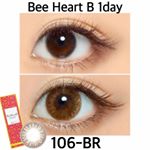 ビーハートビーワンデー106-BR(@shobieyes_official ).【 #yumのカラコンレポ 】【 #yumのビーハートビー 】. ( '&omega;'o[ 直径14.0m&hellip;のInstagram画像