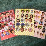 ご縁があり、みんなのシールを作らせていただきました😊3シート色々な表情の写真やかたちを入れました✨作るのも楽しかったけど、画質がめちゃくちゃいい‼️写真がそのままシールになった感じです‼️&hellip;のInstagram画像