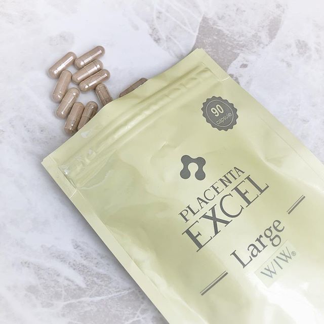 口コミ投稿：『EXCEL LARGE』プラセンタ高配合サプリメント★★★★☆☆ シンプルで高級があるパッケー…