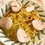 子供たちの学校＆幼稚園が本格的に始まり、ランチはやっと私が好きなもの食べられるように😝子供たちには勿体無いので、始まったらと隠してあった#ピエトロパスタソース で、パスタ🍝今回は瀬戸内レモンの&hellip;のInstagram画像