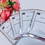 ..Dada様のアロマ温泉入浴剤 #バスキュアスパイスお試しさせていただきました❤️..こちらは別府の秘湯、明礬温泉にアロマをプラスした薬用入浴剤です😊冷え、むくみ&hellip;のInstagram画像