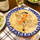 クリームスープパスタ