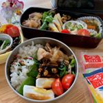 .いつかのお弁当🍱.いちまさのはんぺんチーズを使って☺︎.パパ弁当は欠かさず詰めるけど、平日朝は料理しない日も多く、作っても1.2品簡単にプラスできて、色味もいい@&hellip;のInstagram画像