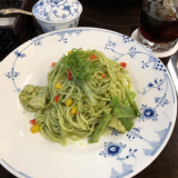 九条ネギのジェネベーゼパスタ