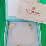 ✿@maquani_stone さんから天然石ムーンストーン ブレスレットをいただきました🙏✨.パワーストーン大好きだから嬉しいなぁ🙈天然石が透き通ってて美しい🥺💖.素材は&hellip;のInstagram画像