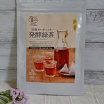 ・株式会社ヤマサン様 @chaganju_yamasan の国産オーガニック発酵緑茶を飲んでいます。.こちらの発酵緑茶は国産有機栽培茶葉を使用し黒麹菌で発酵させているそうなんです。.&hellip;のInstagram画像