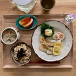 ..いつかのごはん⁎たけのこご飯 ⁎ポテトサラダ ⁎山芋ステーキ ⁎豆乳味噌スープ ⁎真鱈のレモンバター 🍎.GW最終日もやっぱり公園そして、明けた昨日静かな公園。。遊&hellip;のInstagram画像