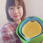 クイジナートさんのカラーボールのモニター当選しました😊今晩は、このボールを早速使ってポテトサラダ作ろうかなぁ～しかし、ちょっと大きいかな❓お風呂の桶にな&hellip;のInstagram画像