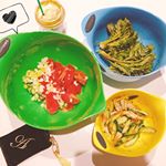 最近使ってるクイジナートのミキシングボール。持ち手のところと底にラバーが付いていて、深型だからとっても使いやすい(｡◕&forall;◕｡)ﾉ⋆｡оO重ねられるとこも収納スペースかさばらないから活用&hellip;のInstagram画像