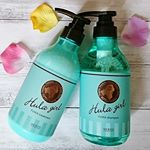 ・爽やかなブルーのボトルがお洒落な.フラガールふわシャンプー&トリートメントをご紹介します。.シャンプー：500mlトリートメント：490g価格：各1,600円(税抜)&hellip;のInstagram画像