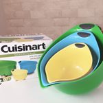 ﻿﻿便利グッズの紹介です 𓎟﻿﻿﻿クイジナート / カラーミキシングボール﻿﻿💚 幅30.5 x 奥23.7 x 高16.6 ㌢﻿💙 幅26.5 x 奥20.2 &hellip;のInstagram画像