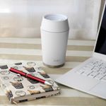 つらつらとパソコンにむかうときにピッタリのデスクタンブラーをお試し中♪家にいるんだからマグカップでいいじゃん&hellip;と思っていたけれど、飲み頃温度を長時間キープ、こぼす心配もなし、と快適度アップ＼(&hellip;のInstagram画像