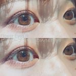 .【#カラコンレポ 】【#モニターモデル 】.※目元の写真苦手な方はすみません🌧.2枚目は無加工です。(現実カメラで撮影).フラワーアイズRピアニーブラウンDIA &hellip;のInstagram画像