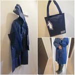 これからの#梅雨 対策に✨#300均 の#レインコート 来てみました。カサカサ音がする&暑いけど今年は👶いて傘させないし&hellip;袋も付いてたので持ち運びOK。活躍しそうです☔&hellip;のInstagram画像