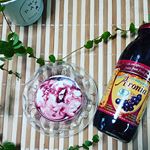 モニプラ経由で頂いていた中垣技術士事務所様の「有機アロニア100%果汁」そのまま飲んでも美味しいけど最後に渋味が残る感じがしました。ポリフェノールが多い証拠ですね。ヨーグルトにトッ&hellip;のInstagram画像