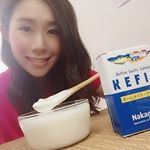 ホームメイドケフィアを使って、ケフィアを作ってみました😍💗（実は2箱目😂）・牛乳パックに顆粒を入れて混ぜて放置すること1日。固まったら冷蔵庫で冷やして出来上がり🌟☺超簡単👏🏻☺・ヨーグ&hellip;のInstagram画像