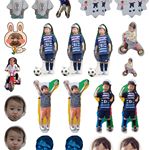 『みんなのシール』というアプリで、スマホ写真のシール作り❤️ 写真の切り抜きや型抜き、デコができます✨ できあがりが楽しみ😆  #みんなのシール #運動会 #monipla #cms_fanのInstagram画像