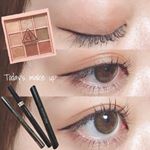 【今日のメイク🌟】.最近ハマってるアイシャドウと、マルシュール様から頂いたいたペンシルライナーを使ってメイクしました✍🏻&hearts;️.┈┈┈┈┈┈┈┈┈┈┈┈┈┈┈┈┈┈┈┈.&hellip;のInstagram画像
