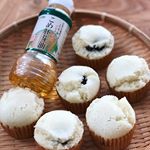 こめ油に続き、こめ胚芽油で蒸しパン。#日々の生活#日々の暮らし#日々の出来事#手作りスイーツ#手作りお菓子#手作りおやつ#蒸しパン#餡入り蒸しパン#米油#こめ油#米胚芽油#こめ胚芽油#調味&hellip;のInstagram画像