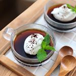 コーヒーゼリー。#PR #共立食品株式会社 #共立食品 #共立食品レシピ大募集 #寒天 #オレンジピール #タピオカ #monipla #kyoritsu_fan共立食品さんの寒天パウダーで簡&hellip;のInstagram画像