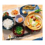 ☻☺︎⋆❁pic5枚あります❁&diams;️#過去pic #我が家の晩ごはん(パパの🍴📸💕)&diams;️⋆◉menu◉🐟鮎の塩焼き🐟谷中生姜🐟ピーコン和え #レンチン調理✪コンビーフ&hellip;のInstagram画像