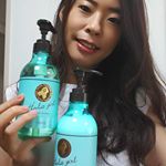 見た目涼しい✨･フラガールふわシャンプー&トリートメント。ノンシリコン🎶･このシャンプー&トリートメント素晴らしい～❤️･年々、髪の根元がペタっとして下にいくに&hellip;のInstagram画像