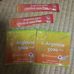 ≪アルギン酸サプリ≫アミノ酸の一種であるアルギニンのサプリお試ししました。シトラスとピーチ味がついていて、どちらも飲みやすくなっていました。私はピーチ味のほうが好きかな。最近、雨ばかりでな&hellip;のInstagram画像