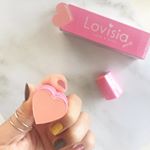 𓆡𓆜𓇼𓈒𓆉 𓆛ハート型が可愛い、スティクタイプのチーク♡♡*@lovisia_official ハートスティックチーク &yen;1200円+tax***クリームとパウダーの良&hellip;のInstagram画像