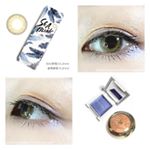 &hearts;️カラコン&メイク&hearts;️初めてのキッカ！ルーセントナイトだけは気になっていたのでゲットしました。写真がイマイチですみません。。.まだまだ使い方に幅がありそうなので、他のみんなのメイ&hellip;のInstagram画像