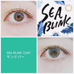 カラコンレポ！山中美智子さんプロデュースのSEA BLINK(シーブリンク)を使用。 色はサンドバー.・使用期間：1day・BC(ベースカーブ)：8.6mm・DIA(直径)：1&hellip;のInstagram画像