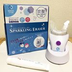 有限会社サプライズさんより販売中の『スパークリングイレーサー』💫自宅で簡単にできる、ホワイトニングホームケア商品です🦷✨1回たったの10分😊🙌専用ジェルを塗布して、ＬＥＤライトをあてる&hellip;のInstagram画像