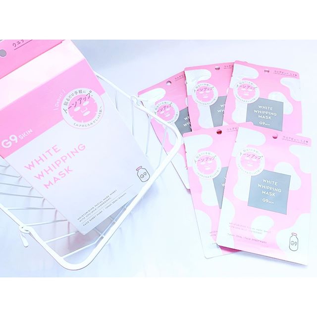 口コミ投稿：✎＿＿＿＿＿。﻿∗ ˳﻿﻿G9 SKIN WHITE WHIPPING MASK﻿﻿貼るだけでとろ~りウユエキスが﻿…