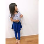 @nissen_kids_official 様より子供フレアスカッツレギンス付スカートをいただきました✨華音が通ってる保育園はスカートは禁止なのでいつもレギンスやショートパンツなどを履かせ&hellip;のInstagram画像