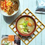 朝ごはんに簡単 #豚汁 作りました‼️風邪気味。野菜不足だし😅朝から #まるごとキューブだし使って簡単に豚汁いつもの出汁より濃くも旨味もギュッとしてる。これ、肉じゃがにも使って&hellip;のInstagram画像