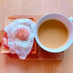 ..早速朝食で頂きました🍳焼き芋の芳ばしさとごと芋そのものの甘さが優しくてかつ濃厚なスープ😋どこか懐かしい味わいがしました！五島で農薬不使用で育てた安心安全なごと芋を使用しているそうで&hellip;のInstagram画像