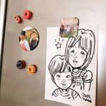 みんなのバッヂ✨アプリで簡単にオリジナルのバッヂやマグネットが作れるよ☺️今回は写真とお気に入りの似顔絵を作って作らせていただきました🍀つやっとしてしっかりとした作りでいい感じ◎ひとつワン&hellip;のInstagram画像