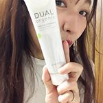 試してみたかったデュアルオーガニック初めてみました。いつもできるわけじゃないけど、たまに顎とかにポツっと出来ちゃうニキビ予防になればと思って使ってます。薬用でオーガニックだから、安心です。&hellip;のInstagram画像