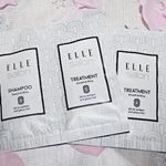 雑誌「ELLE」ブランドシリーズ『エルサロン　シャンプー＆トリートメント』を使ってみました💫.輝くツヤとシルクのような手触りのシャンプーって素敵❗️.洗浄しながら髪を補修し、内&hellip;のInstagram画像
