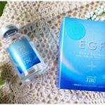 TBC EGF エクストラエッセンス　を使い始めました♪﻿﻿TBCサロンで愛され続けたTBC EGFエクストラエッセンスが、サロンに行かなくても　処方はそのままに自宅で使えちゃうって贅沢ですよ&hellip;のInstagram画像
