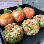本日の #OnigiriAction 照り焼きチキンと小ネギのおにぎり、明太子と焦がしチーズのおにぎり#おにぎりアクション2019国連が制定した「世界食料デー10月16日」に合&hellip;のInstagram画像