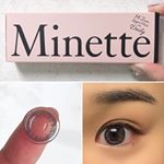 ダレノガレ明美ちゃんがプロデュースしているカラコン、Minette👀❣️．．カラーはLayer Mistを着用しているよ&clubs;️このカラーはダークブラウンとロイヤルブルーの二色が混&hellip;のInstagram画像